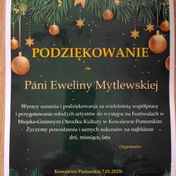 XXV Festiwalu Kolęd, Pastorałek i Piosenek Świątecznych w Kowalewie Pomorskim