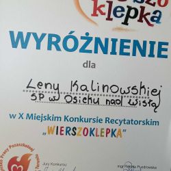 Dziesiąta edycja „Wierszoklepki”