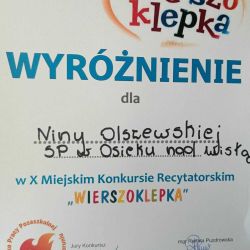 Dziesiąta edycja „Wierszoklepki”