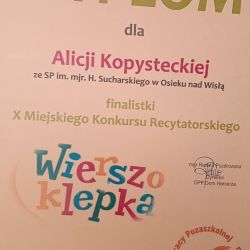 Dziesiąta edycja „Wierszoklepki”