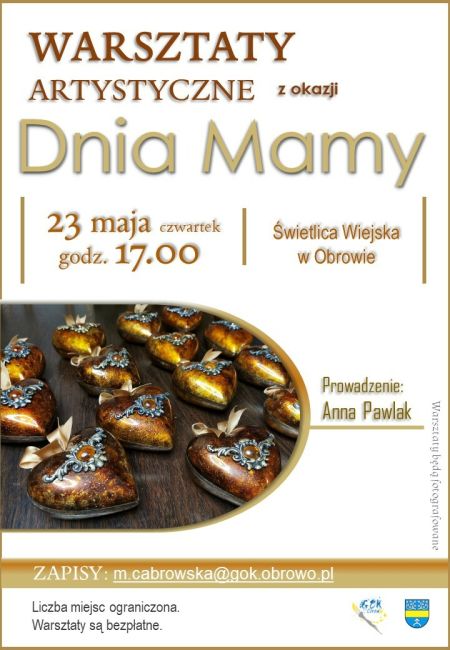 Warsztaty artystyczne z okazji Dnia Mamy