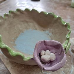 Warsztatach ceramicznych w pracowni Melerart w Wąpielsku