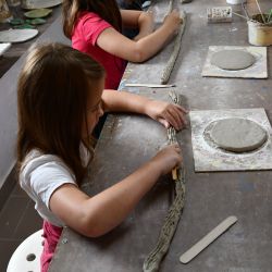 Warsztatach ceramicznych w pracowni Melerart w Wąpielsku