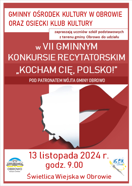 VII Gminnym Konkursie Recytatorskim „Kocham cię Polsko”