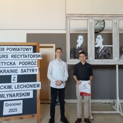 Uczestnicy konkursu recytatorskiego