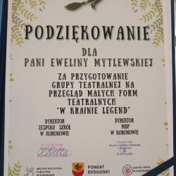 Powiatowy Przegląd Małych Form Teatralnych „W krainie legend”