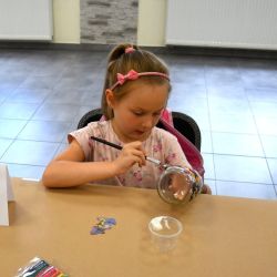 Pierwszy dzień letnich warsztatów z Gminnym Ośrodkiem Kultury w Obrowie
