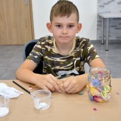 Pierwszy dzień letnich warsztatów z Gminnym Ośrodkiem Kultury w Obrowie