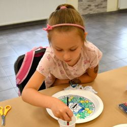 Pierwszy dzień letnich warsztatów z Gminnym Ośrodkiem Kultury w Obrowie