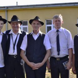 2014 rok - Wójt gminy Obrowo Andrzej Wieczyński z Kapelą Ludową im. Kamińskich