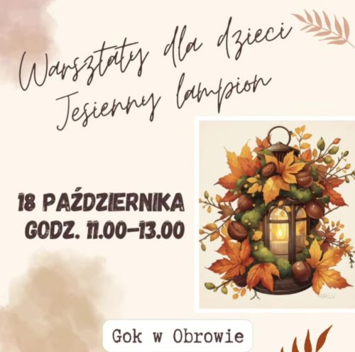 Warsztaty Jesienny Lampion