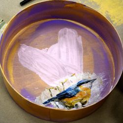 Poniedziałkowe zajęcia z dekoracji metodą decoupage