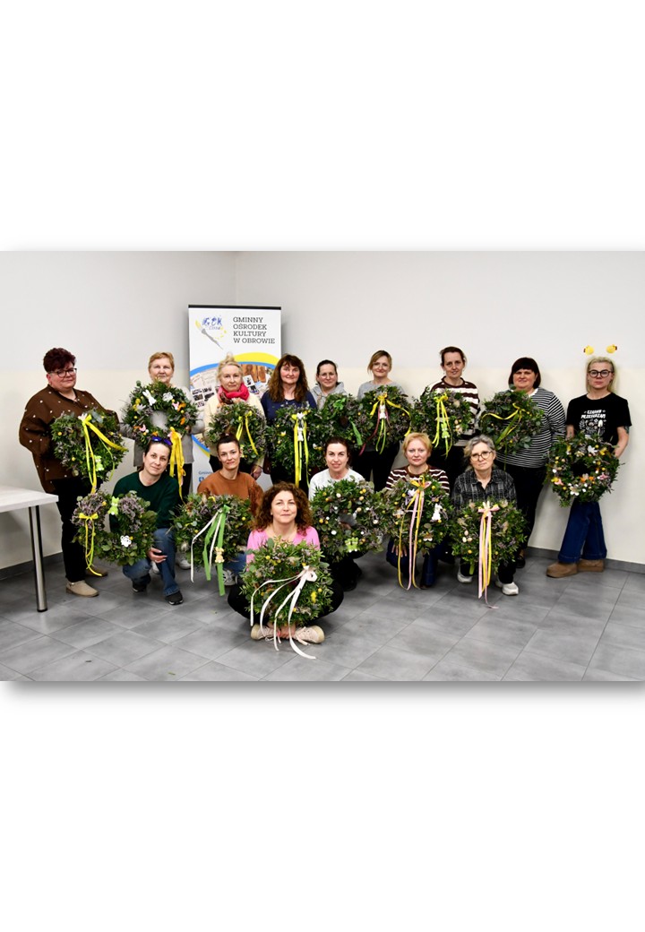 Wiosenne inspiracje w świetlicy w Obrowie