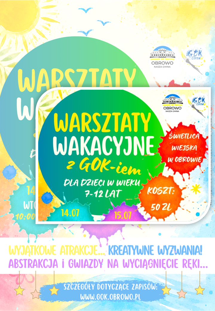 Wakacyjne warsztaty artystyczno-edukacyjne z Gok-iem 14-15 lipca 2026