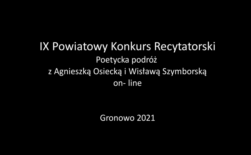 Janek i Zuzia z Osieckiego Klubu Kultury – laureatami konkursu powiatowego